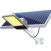 solar powered street light with pole